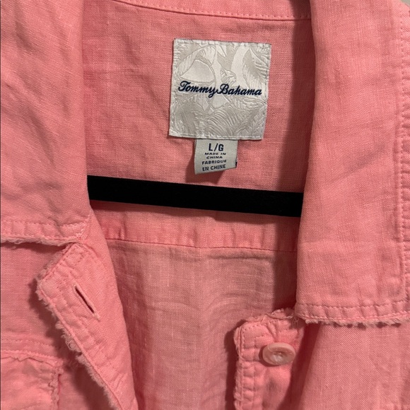 Tommy bahama two palms linen coral, jean jacket style - Picture 2 of 5
